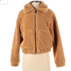 Urban Outfitters Fuzzy Fleece Teddy Jacket